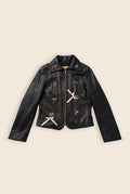 VINTAGE UPCYCLE DROP / Embroidered Leather Jacket