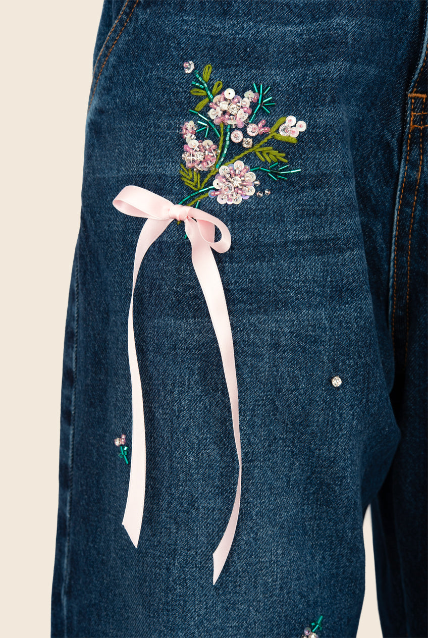 Embroidered Denim