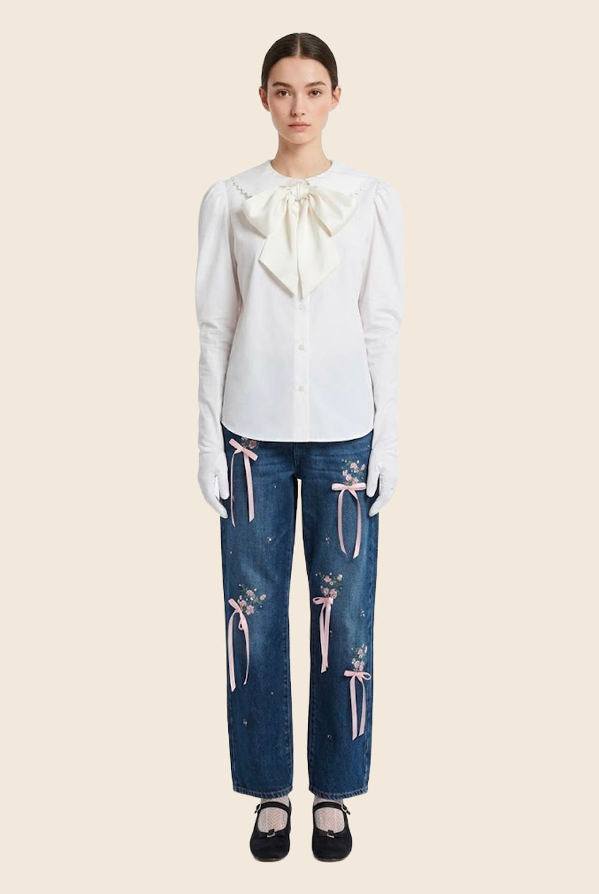 Embroidered Denim