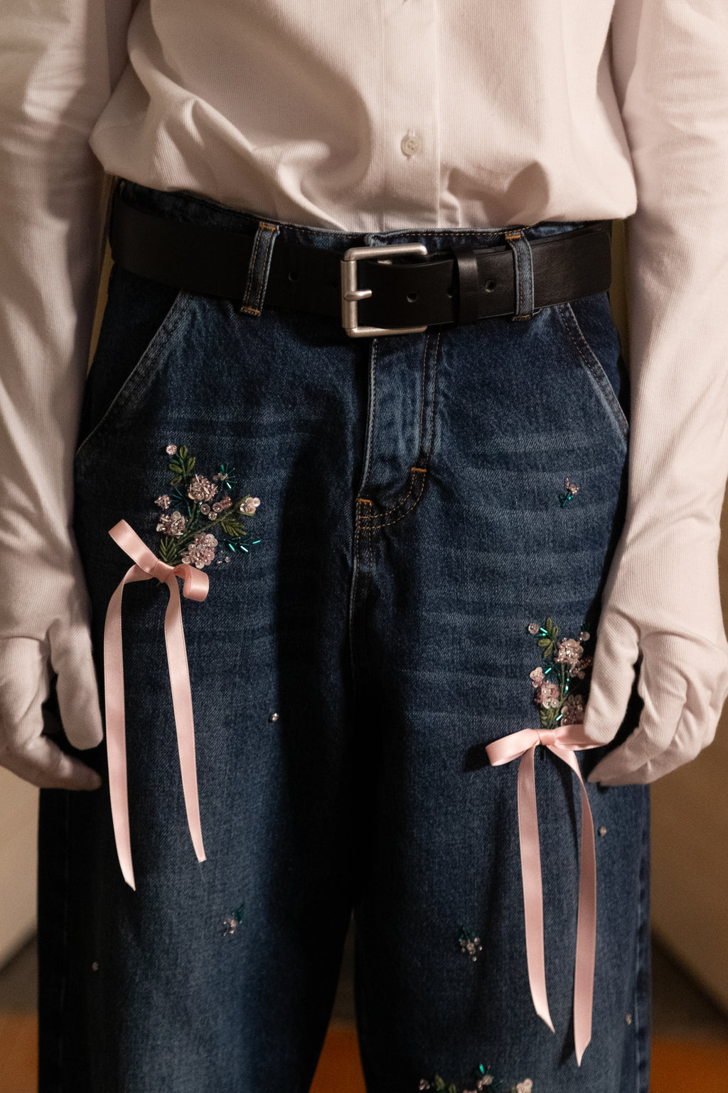 Embroidered Denim