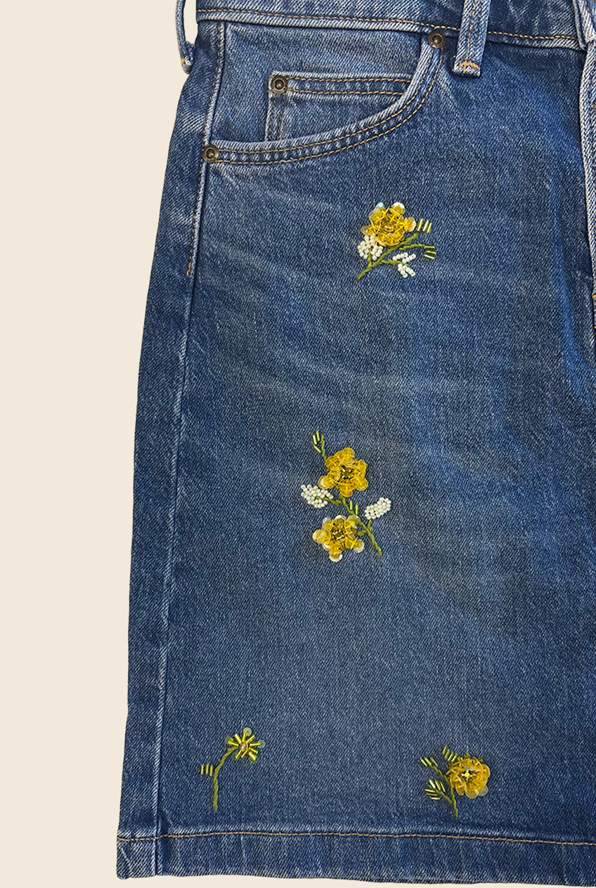 VINTAGE UPCYCLE DROP / Lee Denim Skirt
